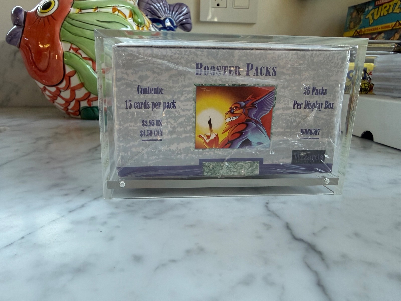 MTG Ice Age 1995 Booster Box Factory Sealed 36 Packs WOTC English Acrylic Case