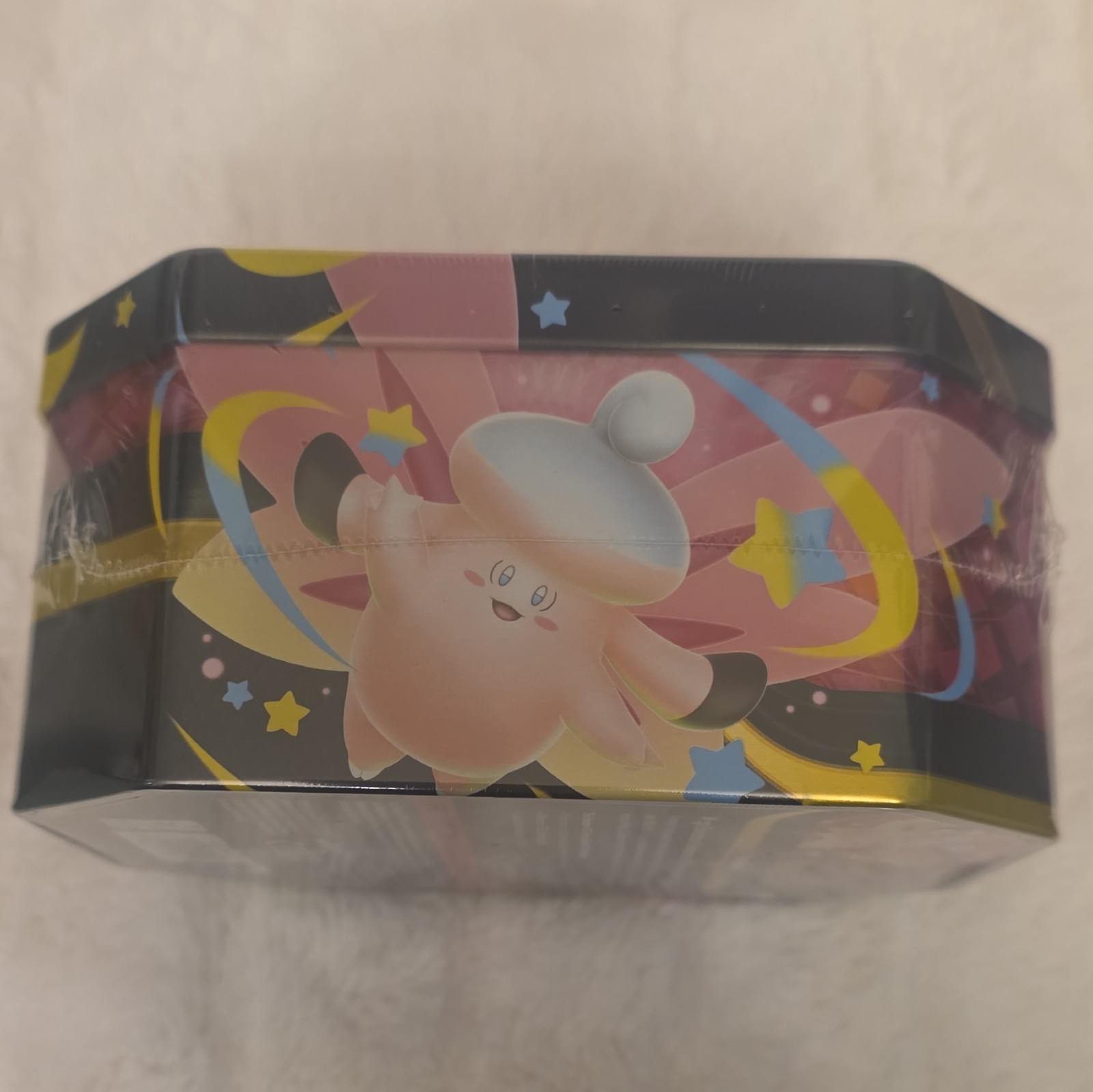 Pokémon TCG Mega Evolution Mega Clefable ex Tin Promo 2026 + 4 TCG Booster Packs