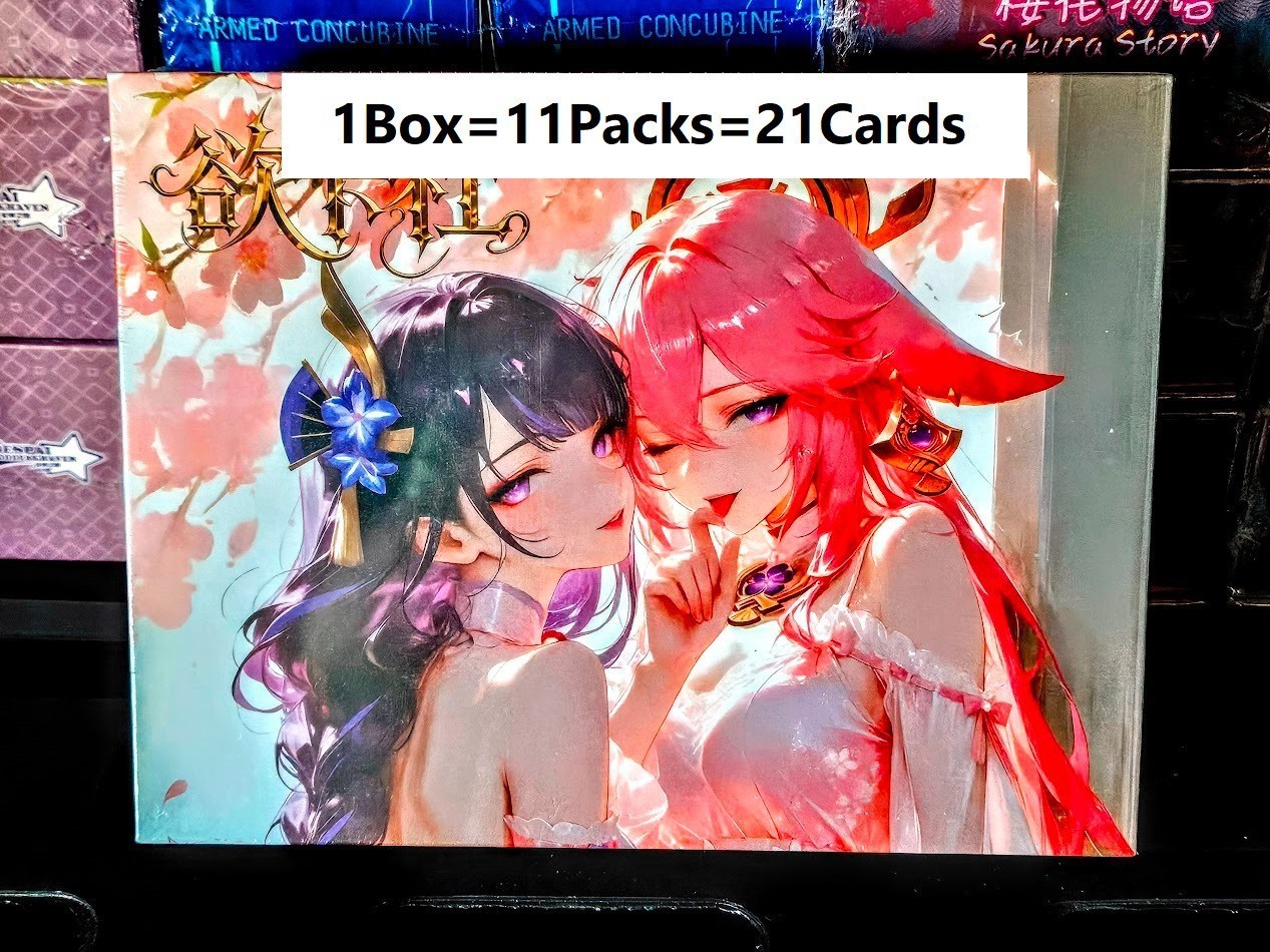 When The Peach Ripens Spicy Booster Box 11 Pack Trading Cards Anime Waifu TCG
