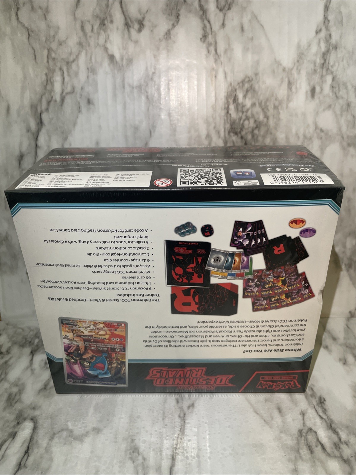 Pokémon TCG Scarlet & Violet Destined Rivals ETB Elite Trainer Box – Sealed