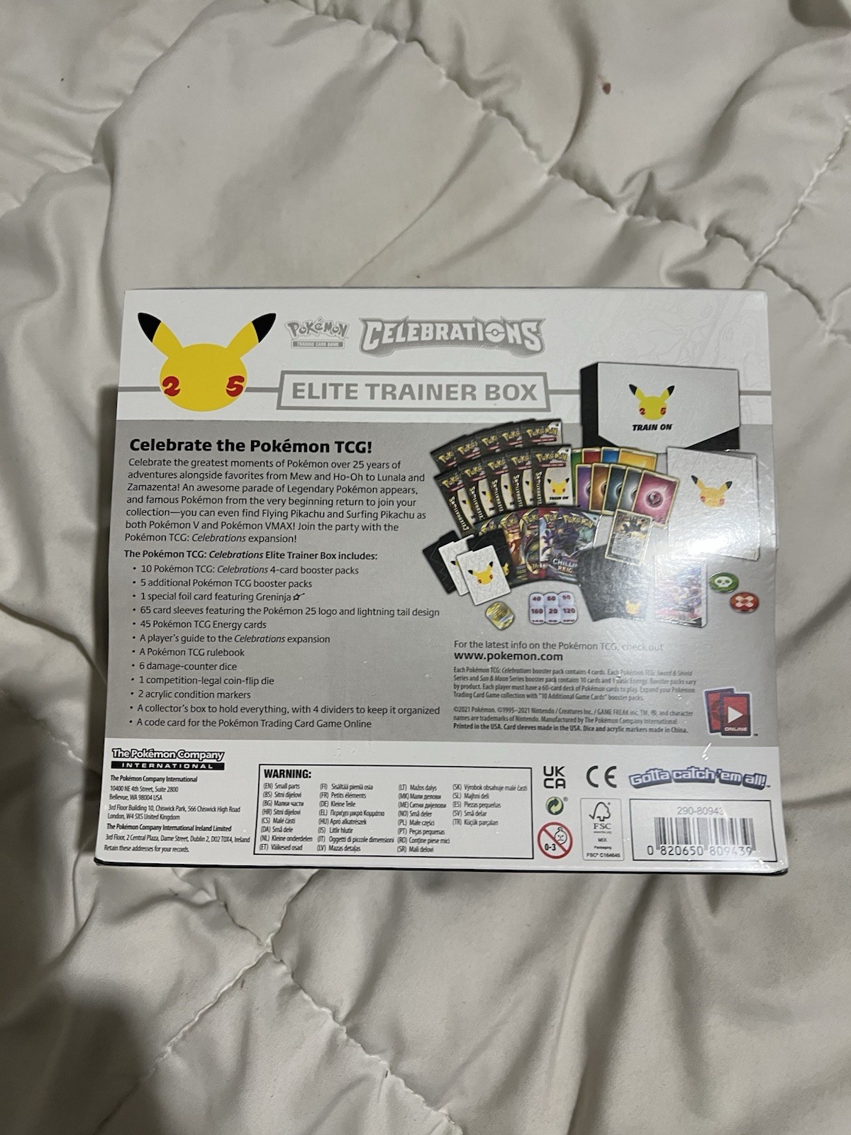 Pokémon TCG: 25th Anniversary Celebrations Elite Trainer Box (2021)