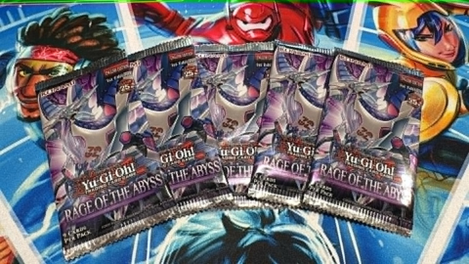 Yu-Gi-Oh! Rage Of The Abyss Booster Pack SEALED LOT of 5 – FREE SHIPPING