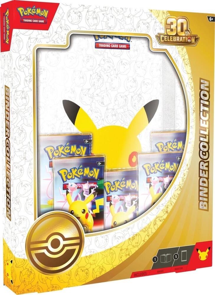 CONFIRMED PRESALE Pokémon 30th Anniversary Celebrations binder collection 10/02