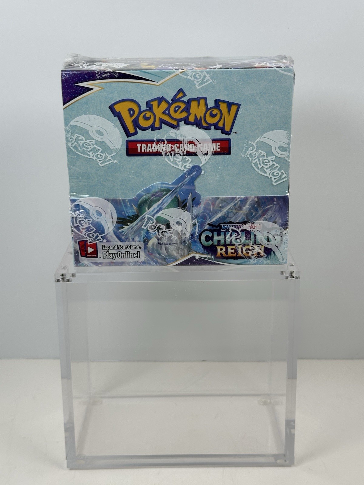 Pokemon Chilling Reign Booster Box Sealed (w/ Acrylic Case) TCG Sword & Shield