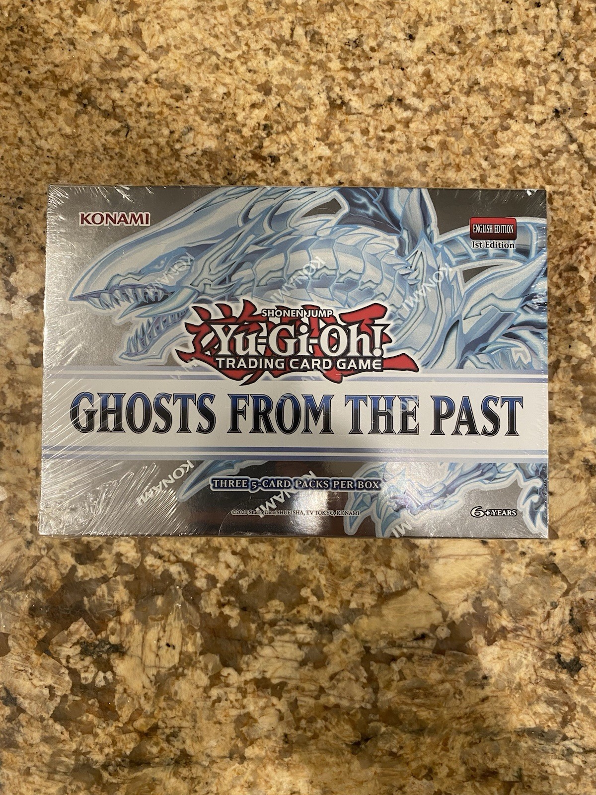 Konami Yu-Gi-Oh! Ghosts From The Past 1st Edition New Sealed 15 Cards Box.