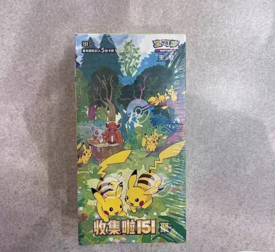 Collect 151C Gather Slim Booster Box Sealed Pokémon TCG Chinese